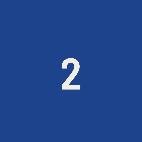 Number 2 icon